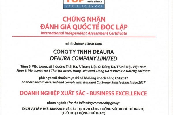 Đánh giá Quốc tế độc lập cho doanh nghiệp xuất sắc